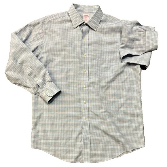 Brooks Brothers Mens Madison Long Sleeve Button Down Shirt Size 16.5 - 2/3 - Picture 1 of 5